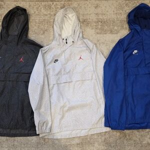 Vintage Nike/Jordan Anorak - Black, White, and Blue (Limited Edition/ Rare)